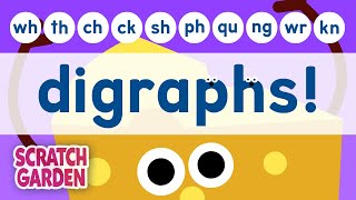 Digraphs  Top Ten English Digraphs  Phonics are Fun [upl. by Eugaet]