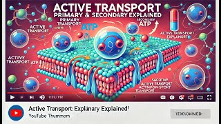 Primary amp Secondary Active Transport [upl. by Vipul]