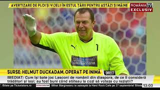 Helmut Duckadam operat pe cord deschis [upl. by Eira]