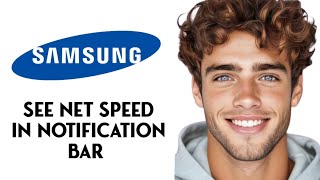 how to see net speed in notification bar in Samsung [upl. by Steddman617]