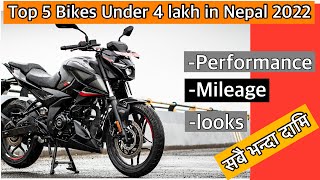 Best Bikes under 4 lakhs in Nepal 2022  Why best bikes in nepal [upl. by Thurber]