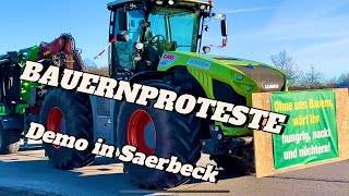 Bauernproteste Trecker Demo in Saerbeck 08012024 [upl. by Koloski430]