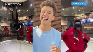 Expectation VS Reality Indoor Skydiving 😂 Juanpa Zurita [upl. by Romo]