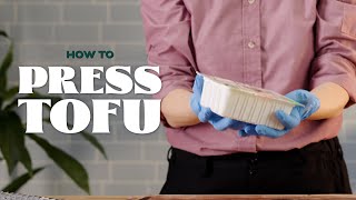 How to Press Tofu [upl. by Haidadej]