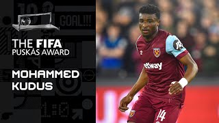 Mohammed Kudus  West Ham United v Freiburg  FIFA Puskas Award 2024 Nominee [upl. by Nebuer]