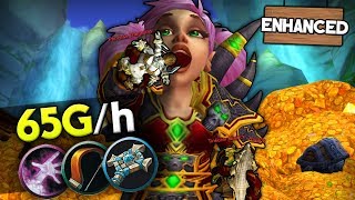 65g per HOUR ENHANCED Maraudon Gold Farming Guide for Classic WoW [upl. by Nylissej]