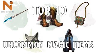 Top 10 DampD 5e Uncommon Magic Items  Nerd Immersion [upl. by Onaimad]