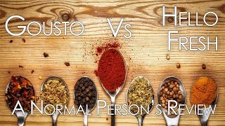 Gousto vs Hello Fresh A Normal Persons Review [upl. by Kern799]