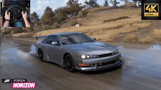 Forza Horizon 5  Nissan Silvia 1998  Steering Wheel Logitech G923  Gameplay [upl. by Melony223]