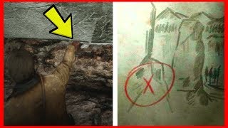 TREASURE FOUND IN RED DEAD REDEMPTION 2 Treasure Map 1 Location [upl. by Oglesby19]