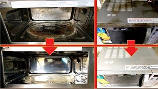 The Best Way to Clean Dirty Microwave Oven At Home [upl. by Drews]