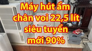 Máy hút ẩm Mitsubishi chân voi 22 lít điện 220v nhật bản hàng tuyển [upl. by Eenoj]