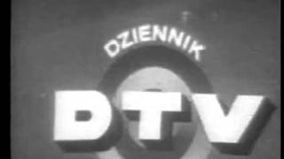 Czołówka Dziennika Telewizyjnego z pierwszej połowy lat 70tychfragment [upl. by Jopa]