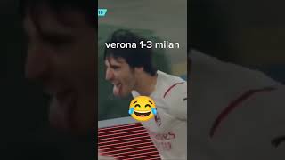 Verona 13 Milan fk Commentator when Verona scored against Milan😭 Milan against Verona Commenor 😂 [upl. by Letnuahc287]