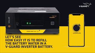 VGUARD Inverter amp Battery DIY Synergy Smart 1150  How to refill battery water [upl. by Yci394]