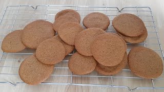 Ginger Biscuits Thins  Easy and Quick to Make Ginger Biscuits Recipe [upl. by Humberto]