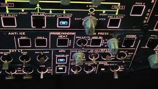 Flying Airbus A320 full flight video from the cockpit part 1  Baltic Aviation Academy [upl. by Naelopan]