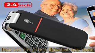 Seniorenhandy ohne Vertrag Klapphandy Mobiltelefon mit Großen Tasten 2G GSM Handy für Senioren mit [upl. by Nylaehs]