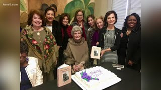 Lila Cockrell celebrates 97 years of life [upl. by Walkling]