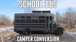 College Dropout Converts an OLD SCHOOL BUS into the ULTIMATE ADVENTURE VEHICLE [upl. by Elin945]