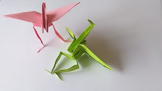 Comment faire lOiseau qui danse Origami Oiseau [upl. by Rats]