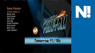 Nickelodeon Danny Phantom Split Screen Credits June 25 2004 [upl. by Cargian]