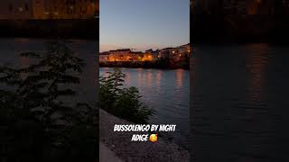 Bussolengo di notte  by Night italy travel veneto verona [upl. by Haleigh]