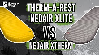 Thermarest Neoair Xlite vs Xtherm  Sleeping Pad Comparison [upl. by Ecinad]