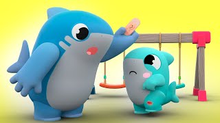 Baby Shark helps his friends  Sharks Learn Good Behavior for Kids  Shark Academy  Songs for Kids [upl. by Lemmor]