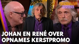 Johan Wilfred en René blikken terug op de opnames van de SBS6kerstpromo  VANDAAG INSIDE [upl. by Akimak]