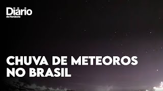 Chuva de meteoros é registrada em Santa Catarina [upl. by Trojan287]