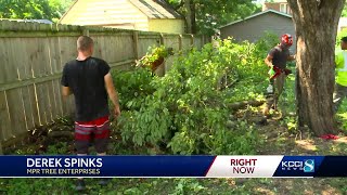 Des Moines Public Works to offer free curbside collection after Wednesdays storms [upl. by Woodie96]