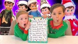 Elf on the Shelf Night Before Christmas Checklist for Santa  DavidsTV [upl. by Adnirb553]