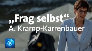 Frag selbst Sie fragen Annegret KrampKarrenbauer CDU antwortet [upl. by Adnoval851]