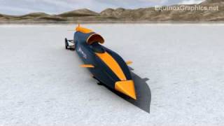 Bloodhound SSC 1000 mph rocket car land speed record attempt [upl. by Fogel]