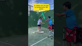 PROGRESIÓN PARA MEJORAR REVÉS A UNA MANO LIFTADO padel padeltime [upl. by Anaujait]