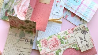 6x6 Paper Pad Projects  No Cut Envelopes  Flat Mail Mini Album Tutorial [upl. by Ariella448]