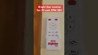 Inverter fan 30 watt RPM  Ac Dc fan 30 watt  solar inverter fan  bright Star Inverter fan 30 watt [upl. by Aniram471]