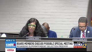 Caddo Parish School Board discuss possible special meeting [upl. by Alric]