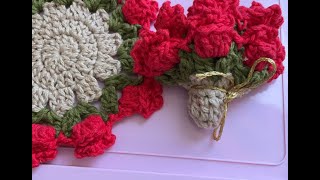 Ya hicieron sus portavasos 🧶♥️ Crochet [upl. by Alphonso]