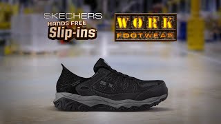 Skechers Work Safety Toe Hands Free Slipins® Commercial [upl. by Bowrah]