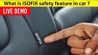 Isofix car seat  What is ISOFIX safety feature in car  Why it is needed  Live demo  Birla [upl. by Jenn]