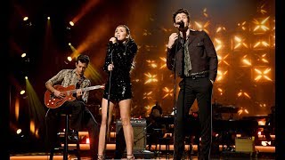 Miley Cyrus and Shawn Mendes  Islands in the Stream Recording Academy MusiCares [upl. by Lyred]