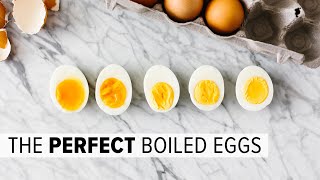 PERFECT BOILED EGGS EVERY TIME  hard boiled eggs  soft boiled eggs [upl. by Narod96]