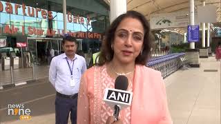 Hema Malini to Contest Lok Sabha Polls Again Vows to Accelerate Development in Mathura  News9 [upl. by Norvun]