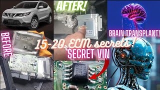 1520 Nissan Rogue ECM repair Clone P161F program with USED module VIN Autel IM608 SECURITY SECRETS [upl. by Lilith13]