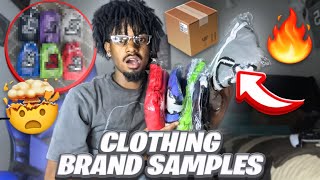 UNBOXING MY Clothing Brand Samples [upl. by Notfol]