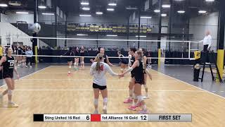 Sting United 16 Red vs 1st Alliance 16 Gold [upl. by Gnoud]