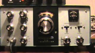 Demo of Heathkit Tranceiver HW101 [upl. by Atoiganap]