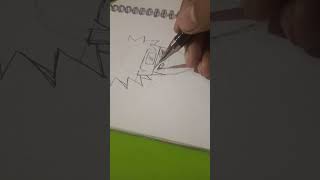 Naruto sage mode time lapse music drawing anime viralvideo naruto [upl. by Gean]